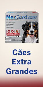 NexGard Antipulgas e Carrapatos para Cães de 25,1 a 50kg